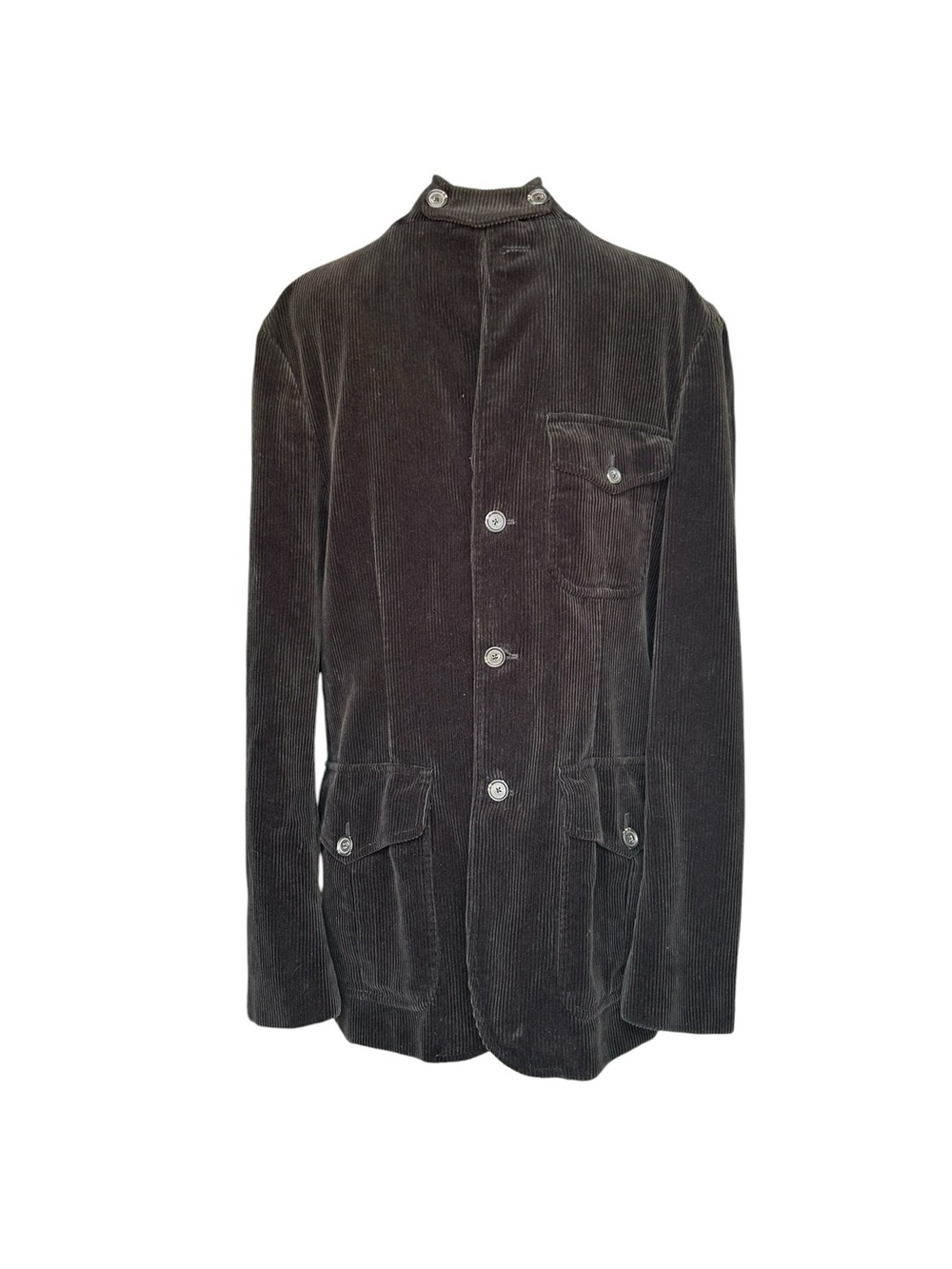 Vintage POLO RALPH LAUREN Corduroy Car Coat Jacket Overcoat Blazer men Medium - Picture 4 of 12